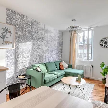 Ambiance Jungle Et Cocon En Hyper Centre Pour 2, 4 Ou 6 Pers - Mylittlestay Apartment Rouen