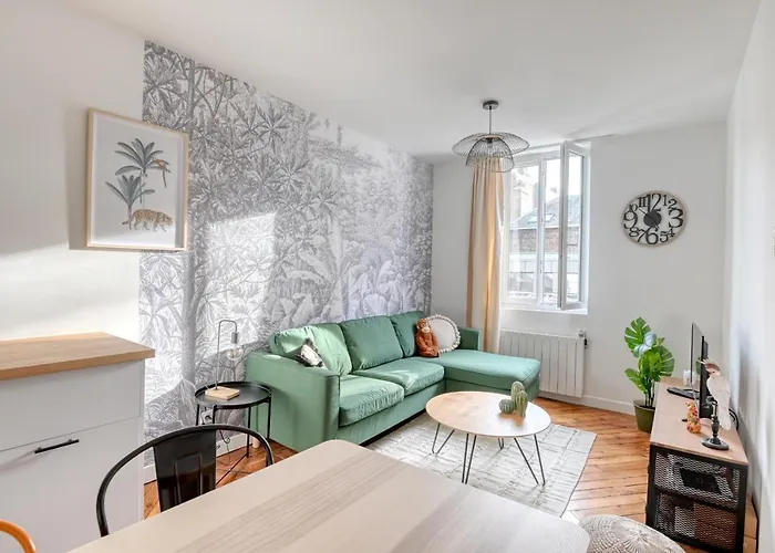 Ambiance Jungle Centre - Mylittlestay Apartment Rouen